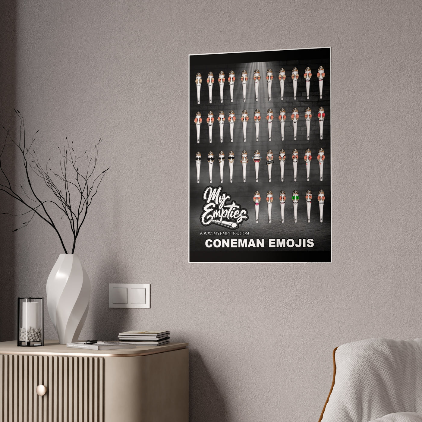 Coneman Emojis Poster