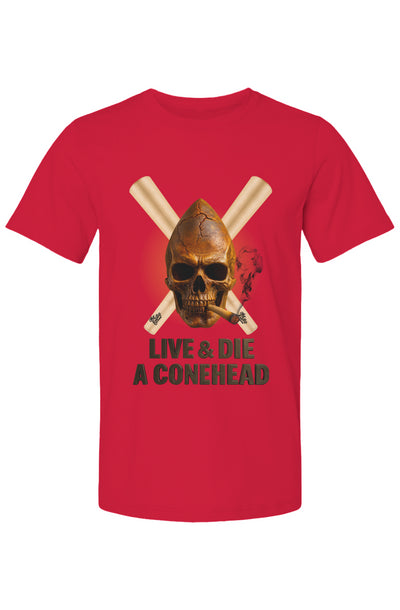 live & Die a conehead T shirt