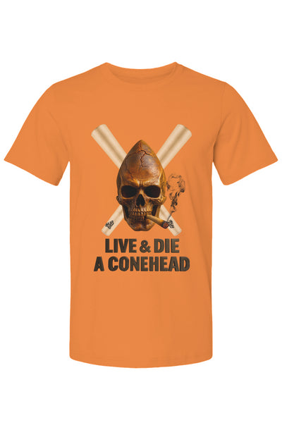 live & Die a conehead T shirt