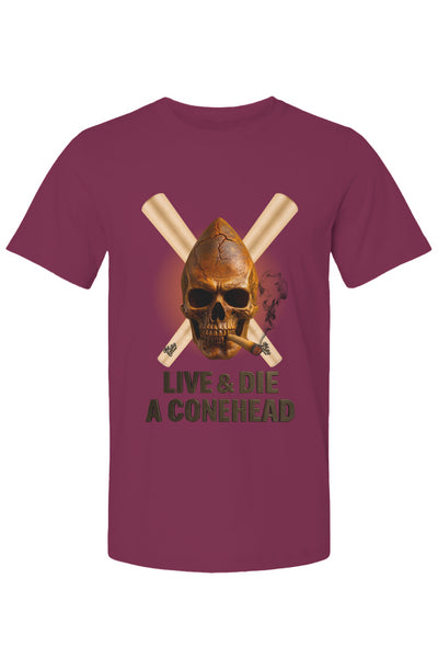 live & Die a conehead T shirt