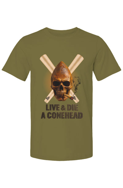 live & Die a conehead T shirt