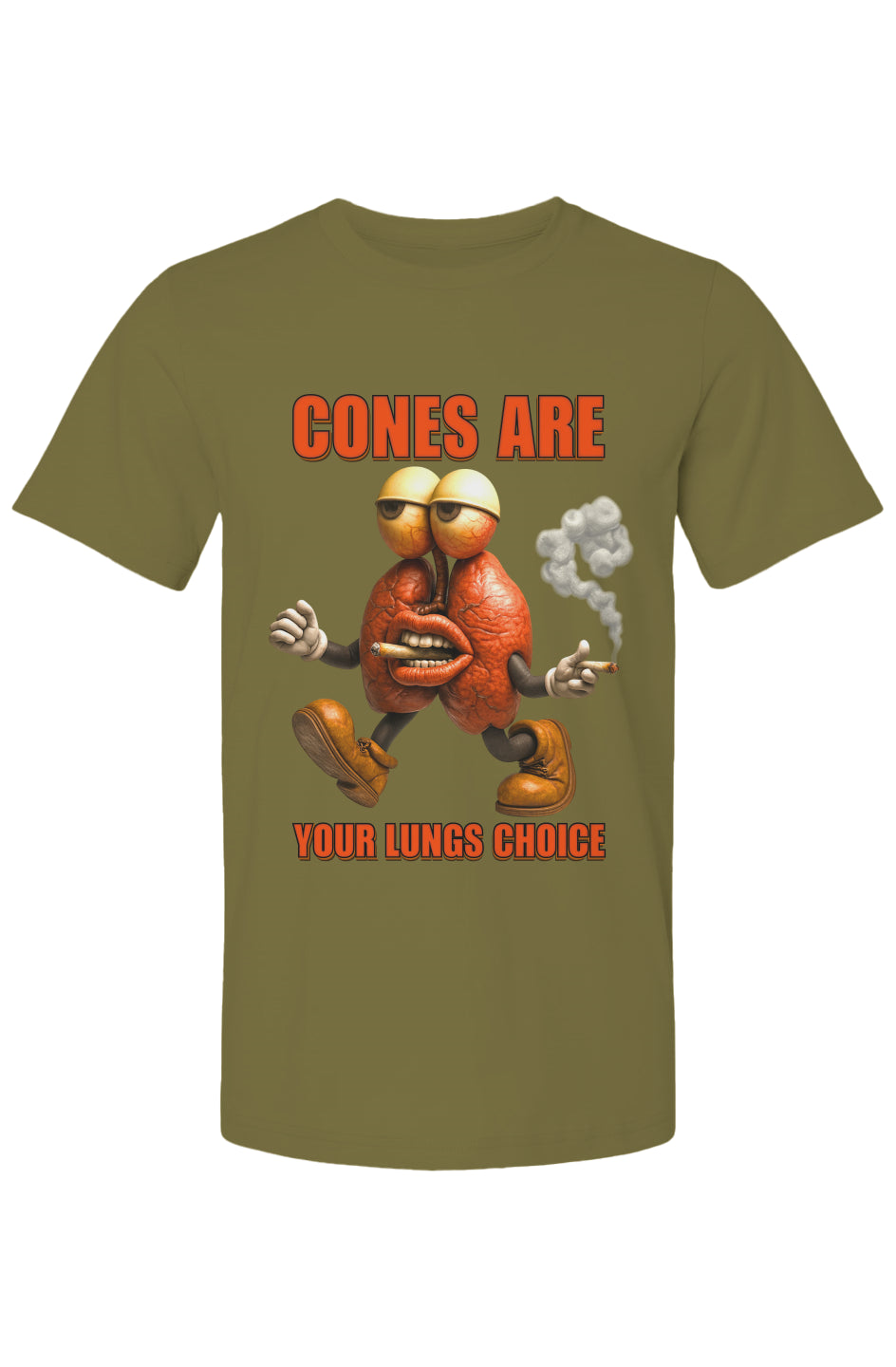 Cones Are Your Lungs Choice T Shirt