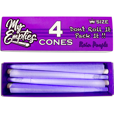 My Empties Rain Purple Cones