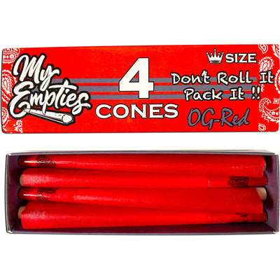 My Empties OG Red Cones