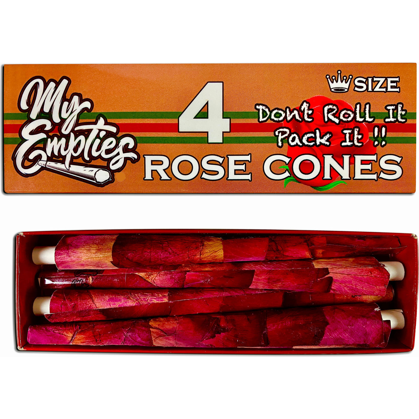 My Empties Rose Cones