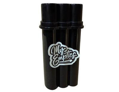 My Empties® Portable 4 Cone Stash Case Lighter Holder